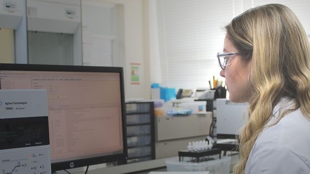 Young female syngenta worker